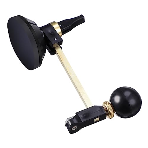 KONTONTY Compass Glass Knife Round Tile Cut Suction Tile Cutters Adjustable Tile Cutter Cup Cuts Tool Easy-Cut Lens Cutter Carbide Dia Tip Circle Cutter Compasses Black Metal Alloy