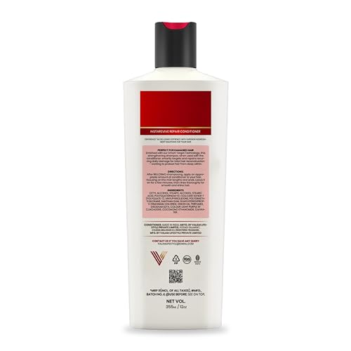 Image of instareive conditioners Protects Natural Hair Growth, Volumizing, for Women, Nutrient Infused with Vitamin B5-355ml