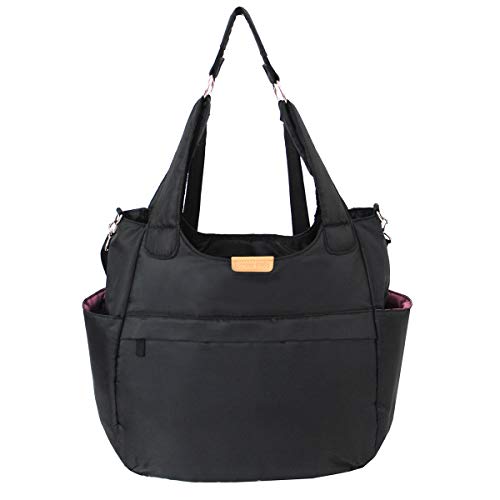 Hanna Hula 3WAY H-type Racquet Ruck/Black, Back Pocket, Racquet Storage Pocket, Lightweight, Large Capacity, Fluffy Feel, Tote, Shoulder Backpack, Water Repellent CMO-3H-BK