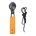 Survival wielofunkcyjne naczynie łyżka kempingowa outdoor Explore sztućce survival gwizdek ze stali nierdzewnej przenośne sztućce pomarańczowy