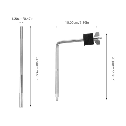 Amosfun Soporte Abrazadera Extensión Brazo Boom para Platillo, Montura para Batería, Fijo y Resistente para Accesorios de Percusión miniatura 2