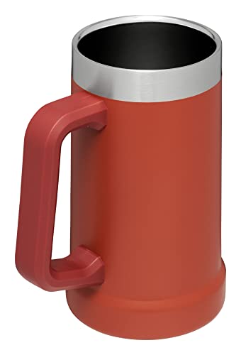 Image of STANLEY Stay-Chill Beer Stein 24 oz | Heavy Duty Big Grip Handle | Beer Tumbler Drink Cup, Holds 2 Cans | Insulated Stainless Steel Party Mug | BPA-Free | Cinnamon