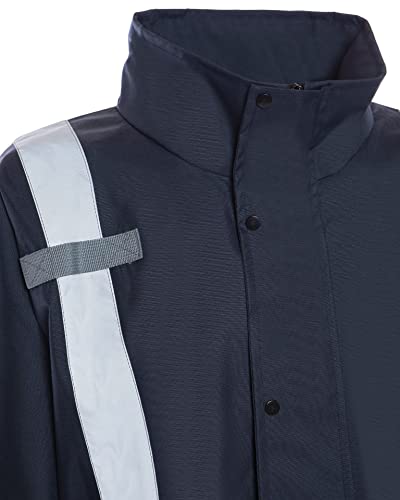 Image of Utility Pro, Lightweight Waterproof Rain Suit Jacket with Reflective Stripes