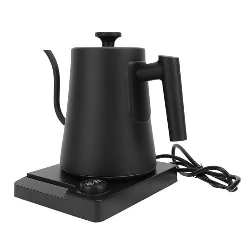 Hervidor eléctrico cuello de ganso 1200W 1000ML acero inox miniatura 1