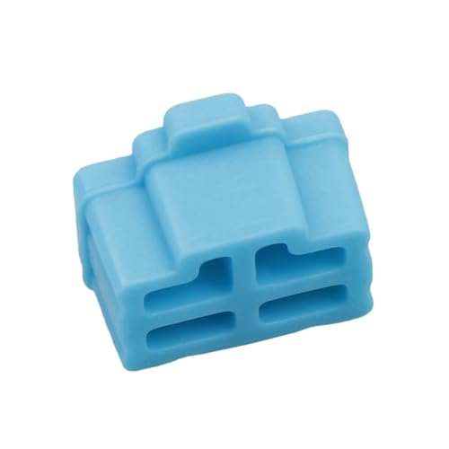 Tapas RJ45 antipolvo azules para puerto Ethernet de PC y router pack de 60 7
