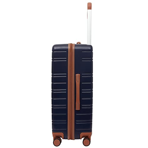 Image of Travelers Club 2PC or 20 inch Navigate Luggage Set, Navy Blue, 20 inch Carry-On