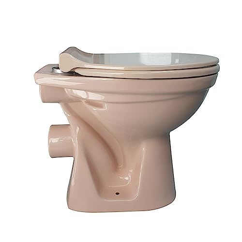 Belvit Stand WC Bahama Beige Abgang Wand mit Softclose-Deckel – Bild 3