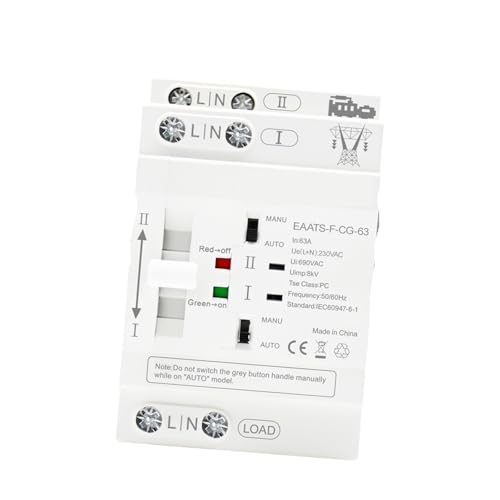 Commutateur de transfert automatique 2P 63A AC 110V inverseur source