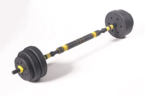 Kit Halteres de Anilhas e Barras Fitness 20kg (pronto para uso) Beel Pro