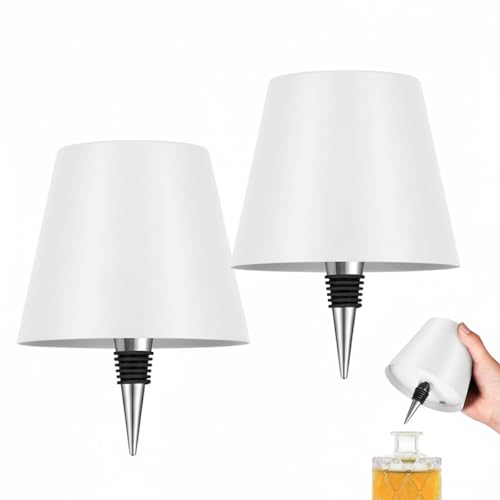 Lampade Ricaricabili USB Type-C: ogni lampada è dotata di cavo Type-C incluso per una ricarica rapida e sicura. L’autonomia della batteria completamente carica è di circa 2 ore. luce tenua