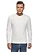 oodji Ultra Uomo Felpa in Cotone a Girocollo, Bianco, IT 50-52 / EU 52-54 / L