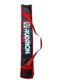 Rudrion Cricket Bat Cover Tetron Material, Premium Full Size Cover for Wooden and Plastic Bats with Heavy Duty Stitched Strap (Black, Pack of 1), Polyester