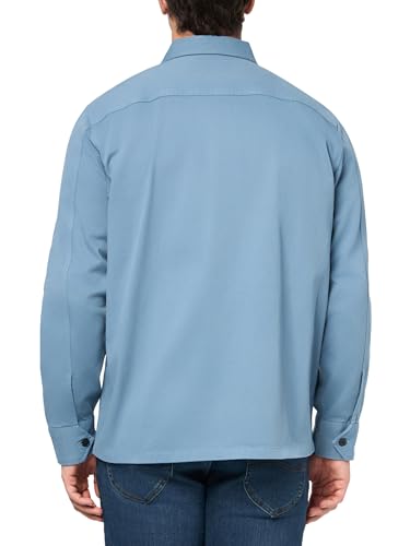 Image of BOSS Men's Twill Cargo Pocket Zip Up Overshirt