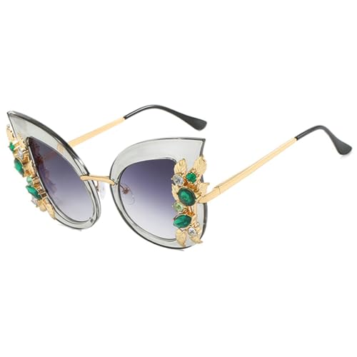 Fashion Sparkling Rhinestone Butterfly Sunglasses Women Luxury Brand Vintage Diamond Sun Glasses Ladies Rave Party Eyewear3