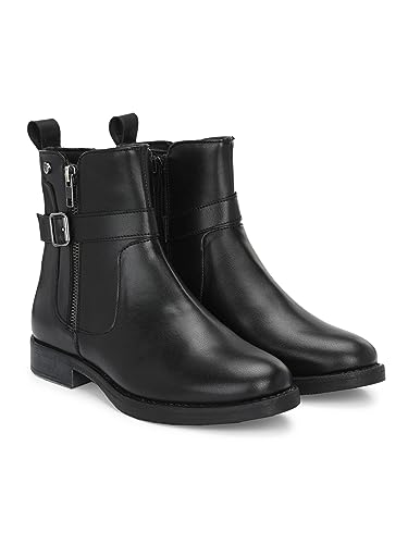 Image of Delize Brown Women Vegan Leather Ankle Boots 64485