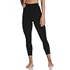 Colorfulkoala-Womens-High-Waisted-Leggings-78-Length-Yoga-Pants Colorfulkoala Women's High Waisted Tummy Control Workout Leggings 7/8 Length Ultra Soft Yoga Pants 25" (M, Black)