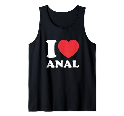 Amo Anal Viral Meme Chistes Divertidos Travieso Urbano Argot Culo Camiseta sin Mangas