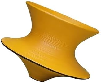 Modern Red Fibers Rotating Gyro Spun Chair, 360 Swivel Comfortable Lounge Seat, Indoor/Outdoor Use, Durable Design, 220 lbs Capacity, Stylish Home Décor