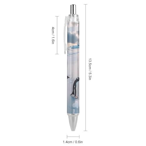 Bolígrafo retráctil azul de escritura suave, ideal para el trabajo diario de hombres y mujeres 2