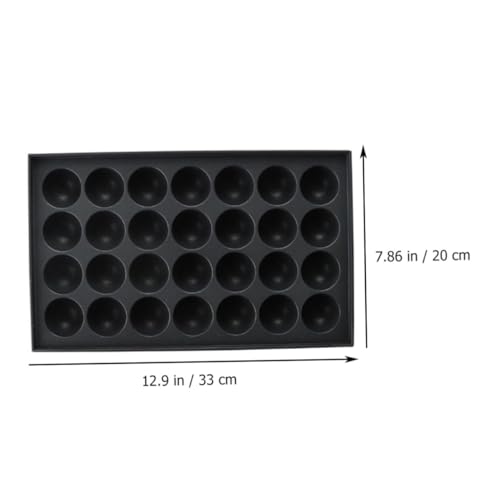 Plaque de cuisson 28 trous en aluminium avec surface lisse pour cuisine DIY créative