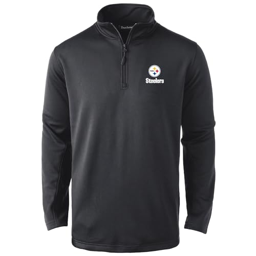 Image of Dunbrooke Men's Royal Buffalo Bills All-Star Tech Quarter-Zip Top