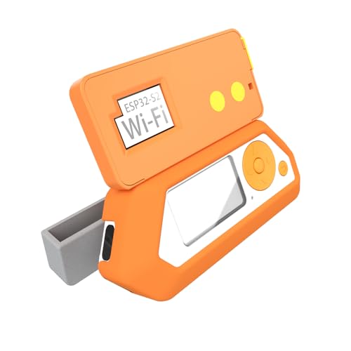 HCJYC 保護ケース Flipper Zero Wi-Fi Dev Board V1 ESP32-S2用 フリッパーゼロ WiFi Devボード対応 アクセサリー - クリアセット(オレンジ)