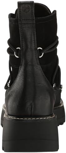 Lucky Brand Women's Caelia Weather Boot Ankle, Black/Black, 6 | Image 2