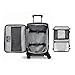 Travelpro Crew Classic Lightweight Softside Expandable Carry on Luggage, 8 Wheel Spinner Suitcase, Men and Women, Carry On 21-Inch, Titanium Grey
