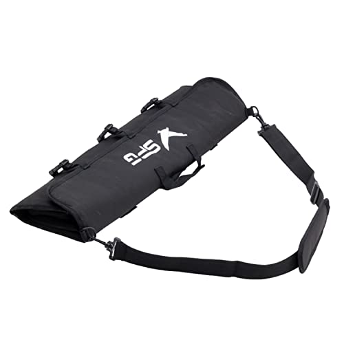 Fenjaner Archery Recurve Bow Accessories Bag Takedown Bow Case With Adjustable Shoulder Strap For Hunting Shooting (Black) #TOP3