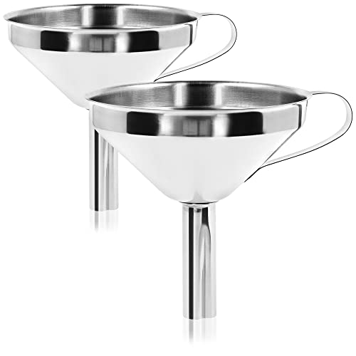 Entonnoir Inox Pour Confiture Et Conserves - Bec Large 5,5 Cm - Remplissage Facile Pots Et Bocaux - Cuisine Et Atelier
