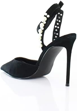 Steve Madden Women's Vary Pump, Black Suede, 6 | Image 6