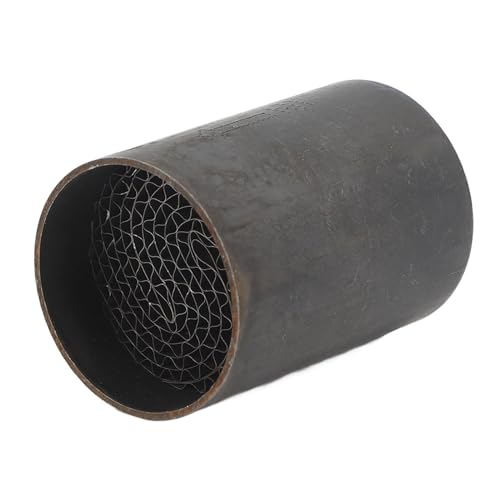 Aramox Catalizzatore Universale per Moto, Silenziatore di Scarico Centrale Anteriore con DB Killer per di Scarico Moto Universale Tubo di Collegamento Catalitico 35x50mm