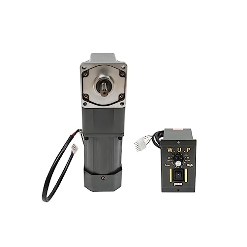 Gdrasuya10 LD-110V120W30K Electric Gear Motor 110V 120W 30K Single-Phase High Torque Ac Gear Reducer Motor 45 Rpm Variable Speed Controller Gear Reduction Electric Motor 90° Right Angle Output 20 Nm thumb #4