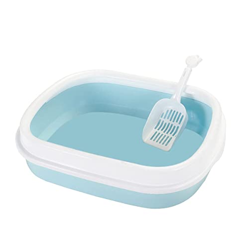 LOKO Cat Liiter Box Tray with Free Scooper Super Build Quality Semi Closed Design for Kittens & Adult Cats & Rabbits Toilet Litter Basin. (B0BSNWLGQ6) Amazon Price History, Amazon Price Tracker