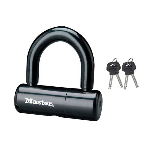 Master Lock 8118EURDPS Mini Bügelschloss für Fahrräder und Motorräder