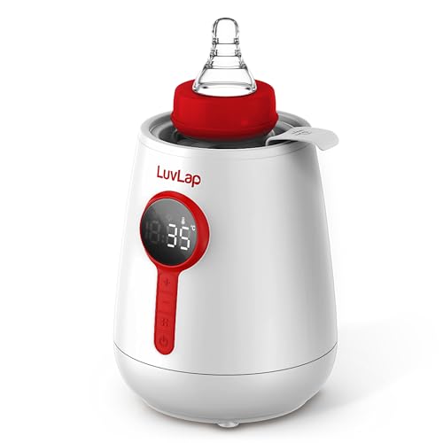 Image of LuvLap Glory Electric Bottle Warmer for Breastmilk and Formula - Electric Fast Milk Bottle Heater, Baby Food Warmer with Timer and Auto Shut Off