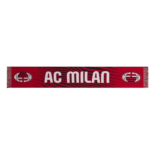AC Milan - Bufanda Oficial Jacquard, Acrílico, Talla Única,