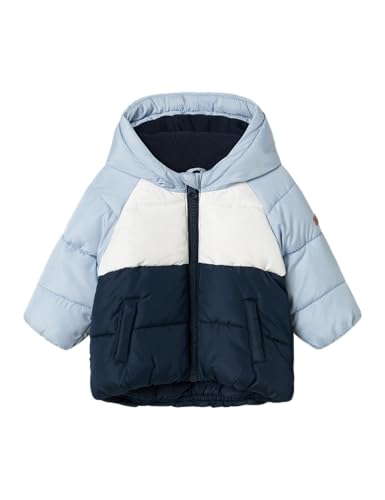 NAME IT Unisex Baby NBNMAPLE Jacket Block Jacke, Subdued Blue, 80