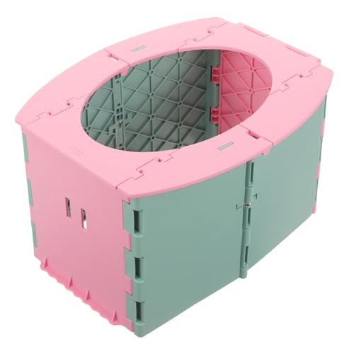 POPETPOP Portable Potty Seat Foldable Lightweight Travel Toilet for Convenient for Indoor Outdoor Use for Potty Training Reusable Compact Design