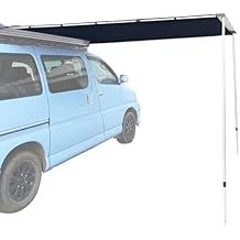 Roof Rack Awning, Car Awning UPF50+ Shade, Side Tent Black Car Vehicle Awning for Outdoor Camping Wilderness Fishing160 * 200cm/63 * 79in