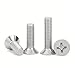 570Pcs 304 Stainless Steel Screw Cross Countersunk Machine Nut Set Screws M3/4/5 Furniture Bolt DIY Tool Kit