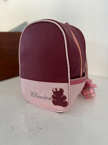 Mochilinha Clarice Genérico Rosa e marsala Tamanho único
