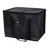 Isolierte Tasche für Lebensmittellieferung, Thermobehälter für heiße und kalte Lebensmittel, Pizza-Lieferbeutel für Catering, Reisen, Camping, Partys, Outdoor-Aktivitäten