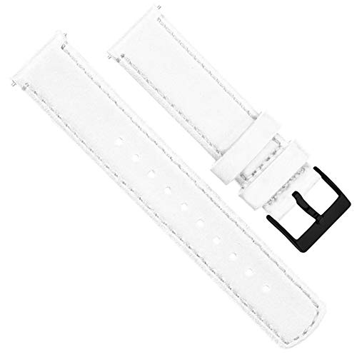 Image of BARTON WATCH BANDS - Top Grain Leather Watch Bands Compatible with Apple Watch Models - 1, 2, 3, 4, 5, 6, 7, 8, 9, 10, SE, Ultra & Ultra 2