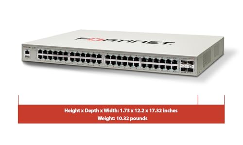 Image of Fortinet FortiSwitch - 148F-FPOE L2+ Management Switch with 740W PoE (FS-148F-FPOE)