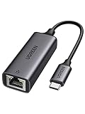 UGREEN USB C LAN 有線LANアダプター Type-C LAN ギガビットイーサネット 【Giga USB 3.0規格】 1000Mbps高速 OTG機能対応 Windows/Mac OS/Linux/IOS/Androidなどに対応 ブラック