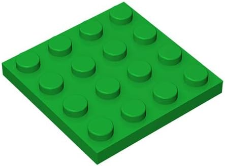 Placa de construcción clásica de 4 x 4, 100 piezas, compatible con piezas y piezas de Lego 3031, juego creativo, 100% compatible con todas las