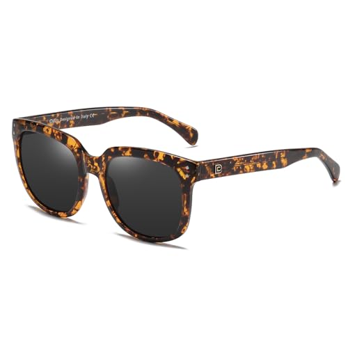 DUCO Retro Vintage Oversized Square Sunglasses for Women Big Luxury Womens Sun Glasses UV Protection DC2148