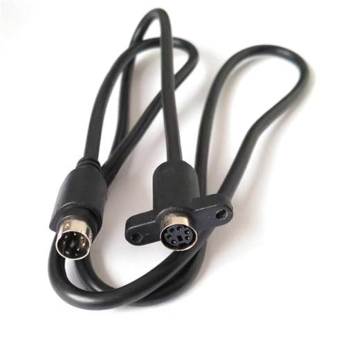 For Fixed 6P 6Pin male and female PS2 extension cable with hole for mouse, keyboard, scanner, PS2, PS/2 male and female extensio