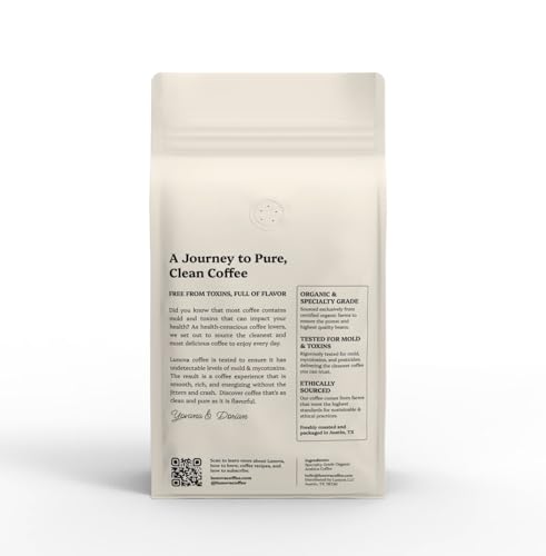 Lunova Organic Mold-Free Coffee En Grano 12 Onzas miniatura 3
